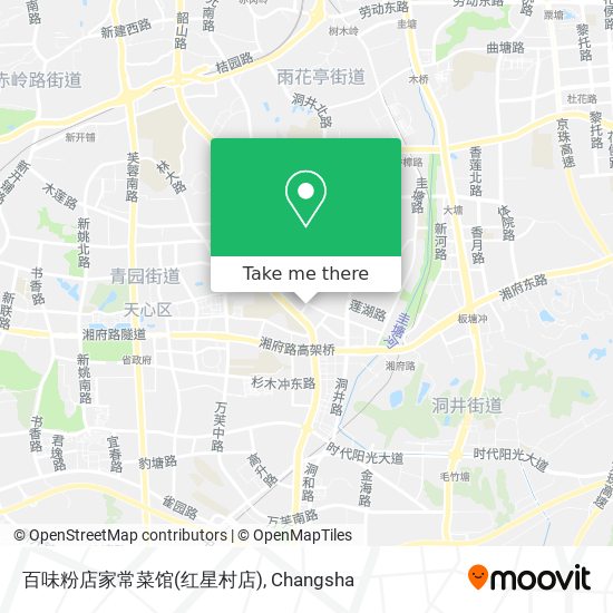 百味粉店家常菜馆(红星村店) map