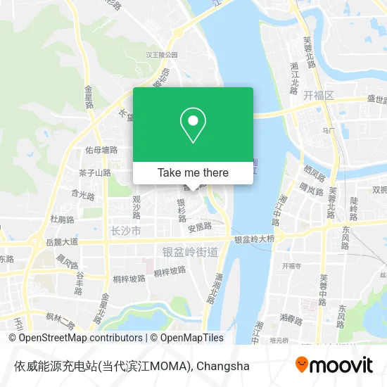依威能源充电站(当代滨江MOMA) map