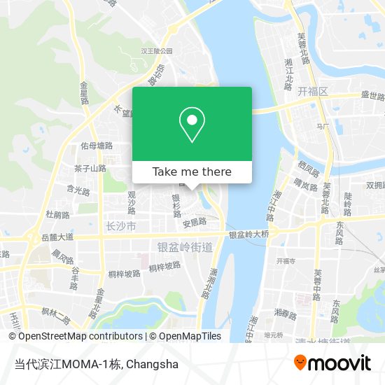 当代滨江MOMA-1栋 map