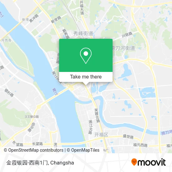 金霞银园-西南1门 map
