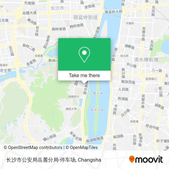 长沙市公安局岳麓分局-停车场 map