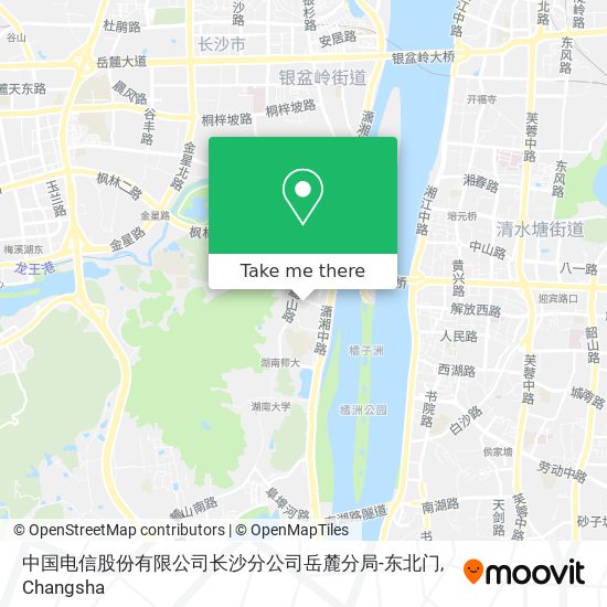 中国电信股份有限公司长沙分公司岳麓分局-东北门 map