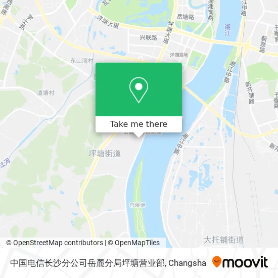 中国电信长沙分公司岳麓分局坪塘营业部 map