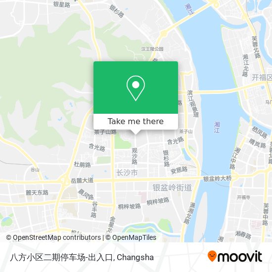 八方小区二期停车场-出入口 map