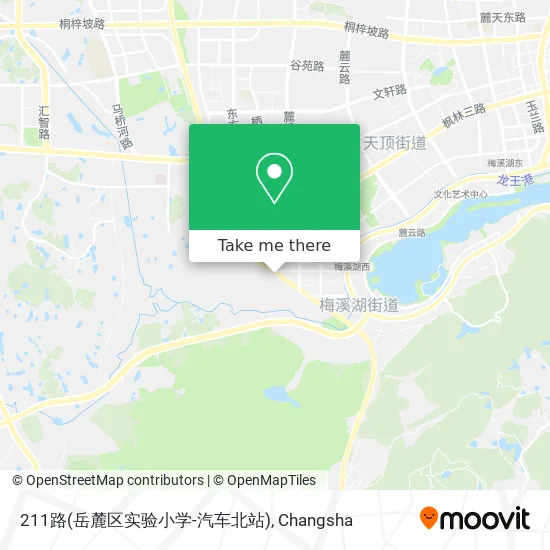 211路(岳麓区实验小学-汽车北站) map