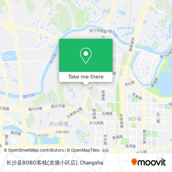 长沙县BOBO客栈(龙塘小区店) map
