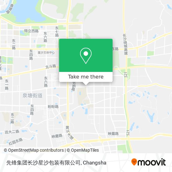 先锋集团长沙星沙包装有限公司 map