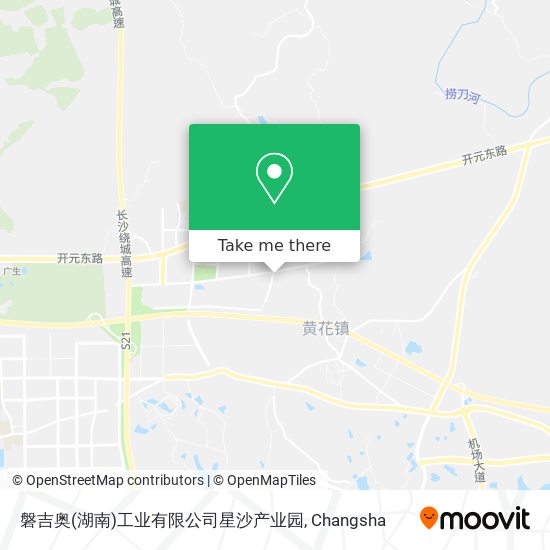 磐吉奥(湖南)工业有限公司星沙产业园 map