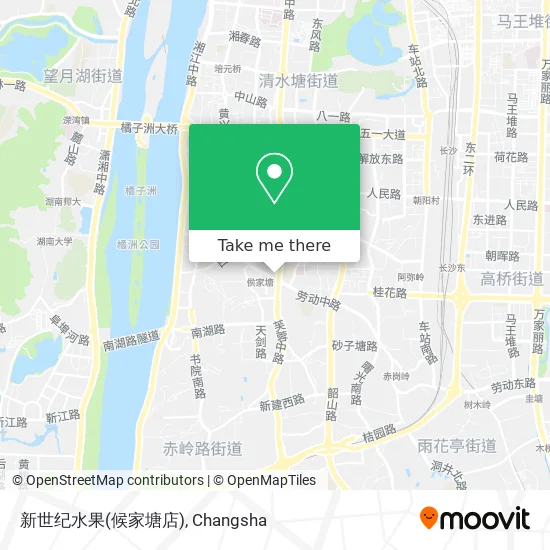 新世纪水果(候家塘店) map