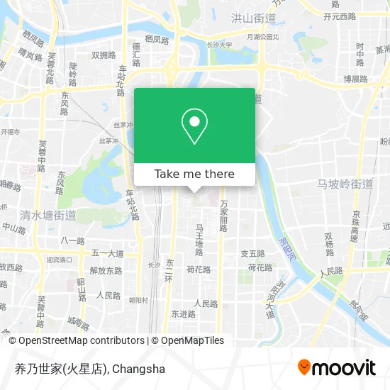 养乃世家(火星店) map