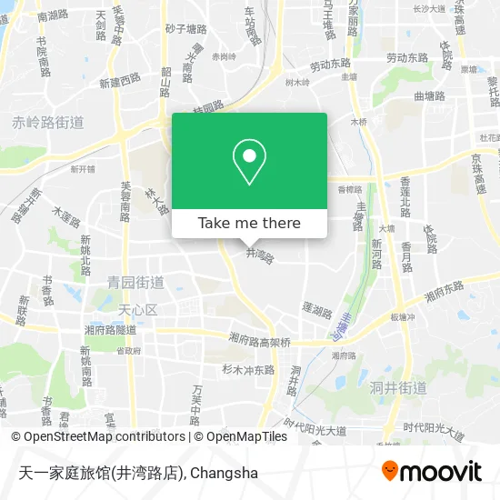 天一家庭旅馆(井湾路店) map