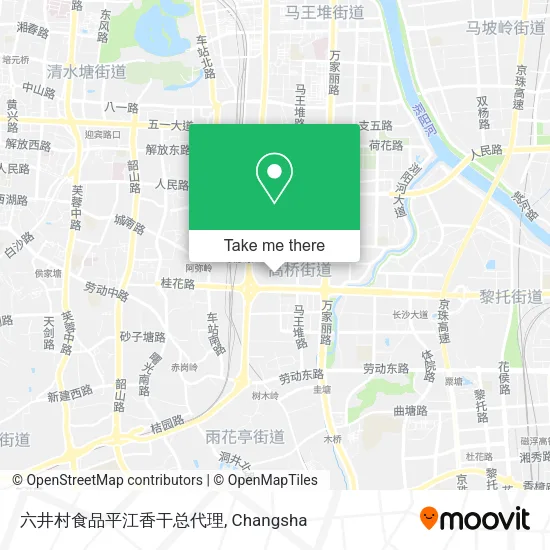 六井村食品平江香干总代理 map