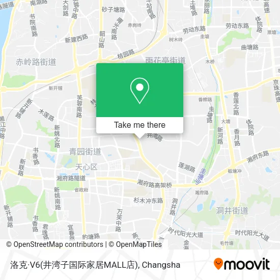 洛克·V6(井湾子国际家居MALL店) map