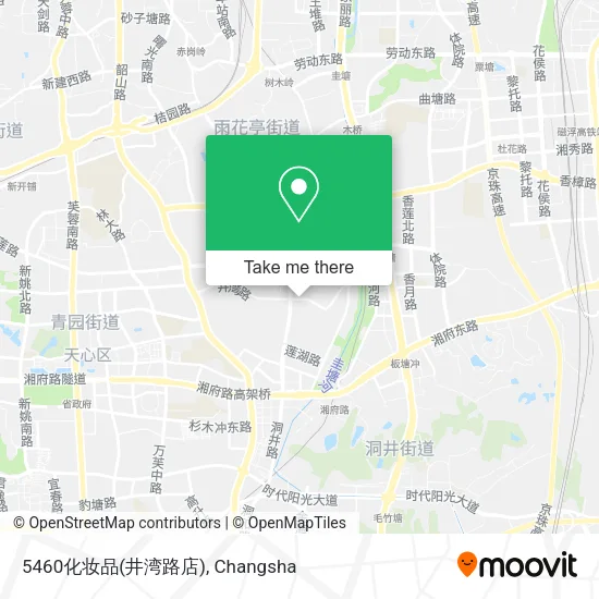 5460化妆品(井湾路店) map