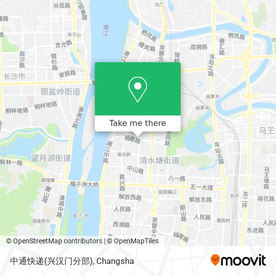 中通快递(兴汉门分部) map
