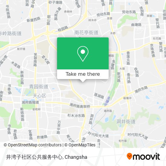 井湾子社区公共服务中心 map