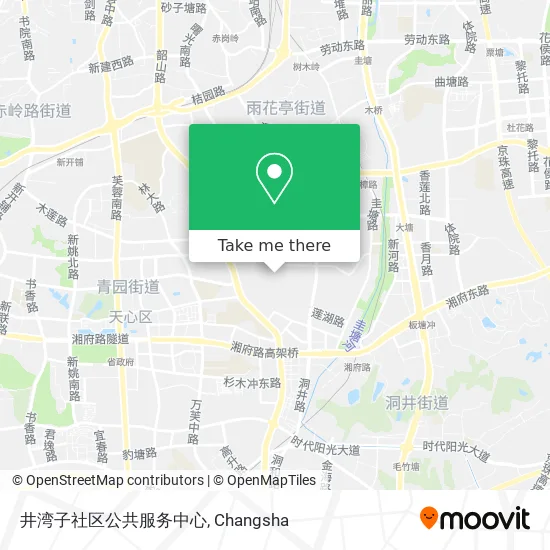 井湾子社区公共服务中心 map