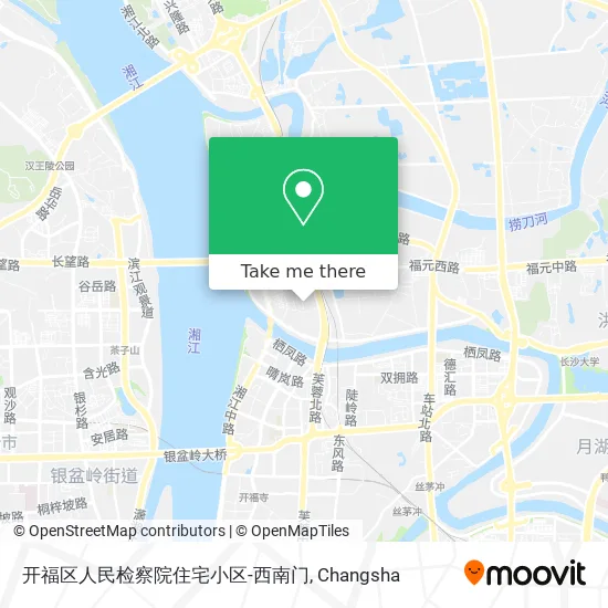 开福区人民检察院住宅小区-西南门 map
