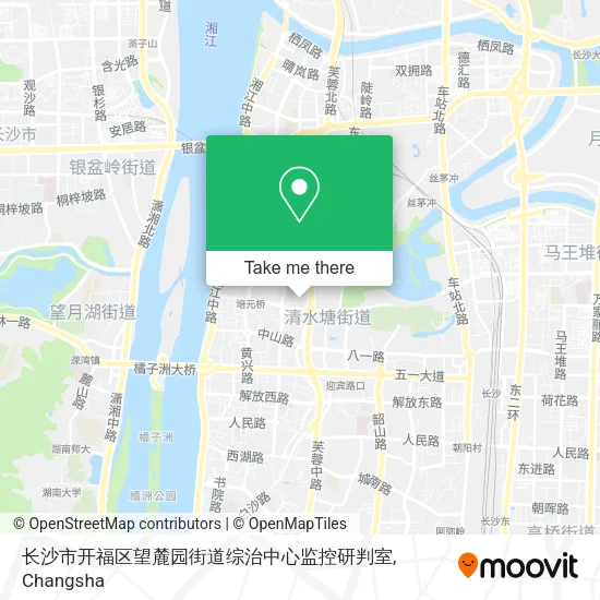 长沙市开福区望麓园街道综治中心监控研判室 map