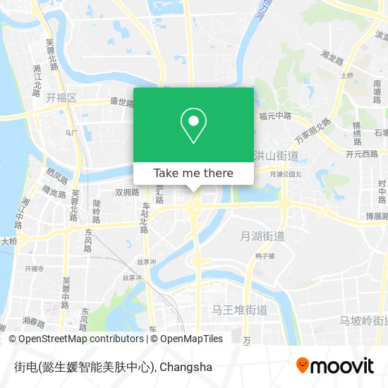 街电(懿生媛智能美肤中心) map