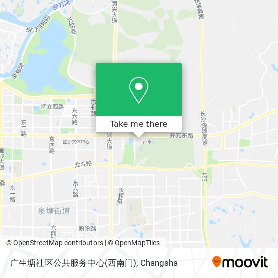 广生塘社区公共服务中心(西南门) map