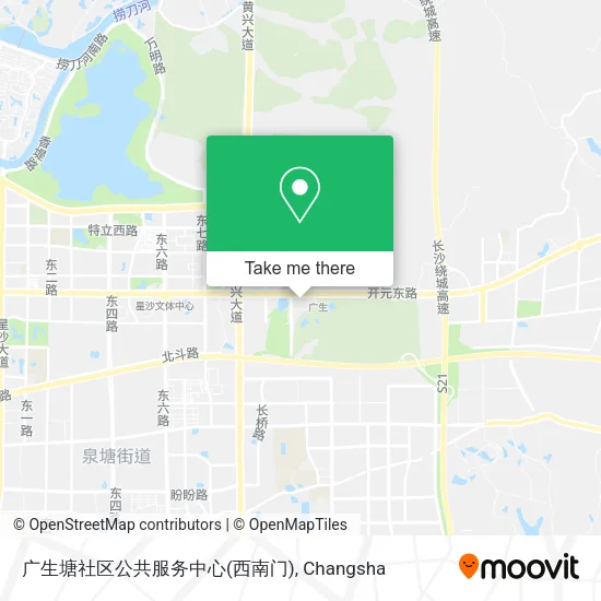 广生塘社区公共服务中心(西南门) map