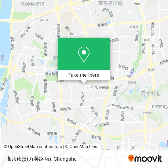 湘茶臻溪(万芙路店) map