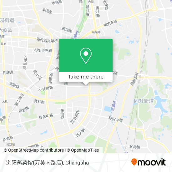 浏阳蒸菜馆(万芙南路店) map