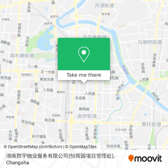湖南胜宇物业服务有限公司(怡荷园项目管理处) map
