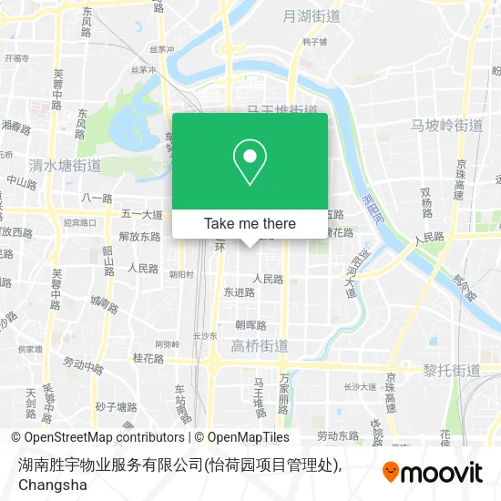湖南胜宇物业服务有限公司(怡荷园项目管理处) map