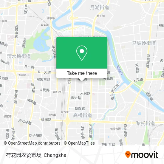荷花园农贸市场 map