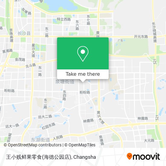 王小贱鲜果零食(海德公园店) map