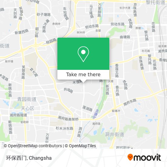 环保西门 map
