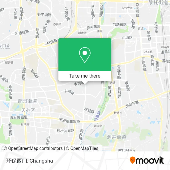 环保西门 map