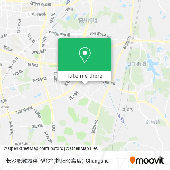 长沙职教城菜鸟驿站(桃阳公寓店) map