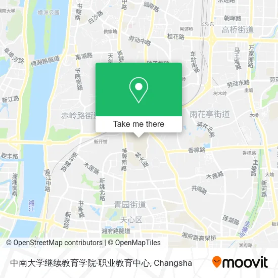 中南大学继续教育学院-职业教育中心 map