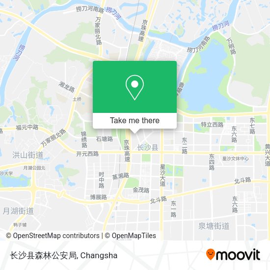 长沙县森林公安局 map