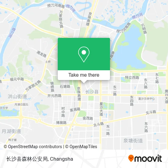 长沙县森林公安局 map