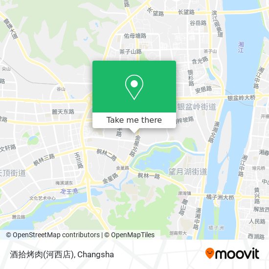 酒拾烤肉(河西店) map