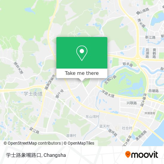 学士路象嘴路口 map