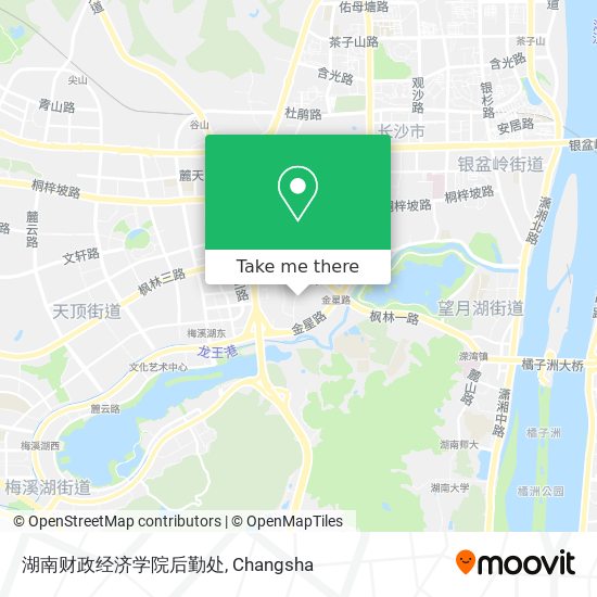 湖南财政经济学院后勤处 map