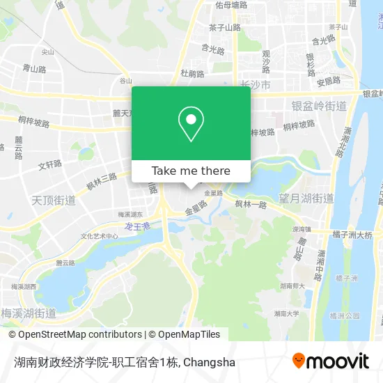 湖南财政经济学院-职工宿舍1栋 map