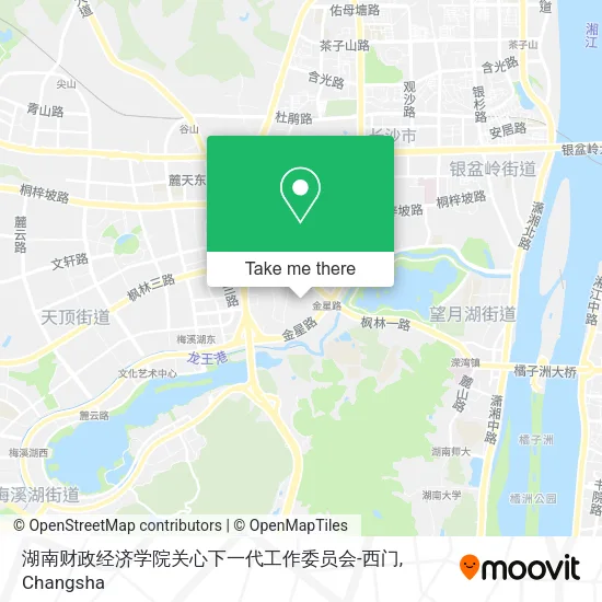 湖南财政经济学院关心下一代工作委员会-西门 map