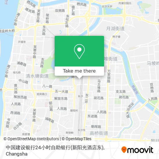 中国建设银行24小时自助银行(新阳光酒店东) map