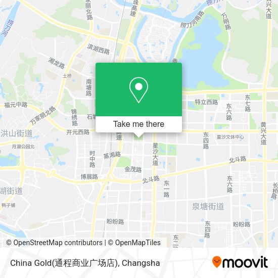 China Gold(通程商业广场店) map
