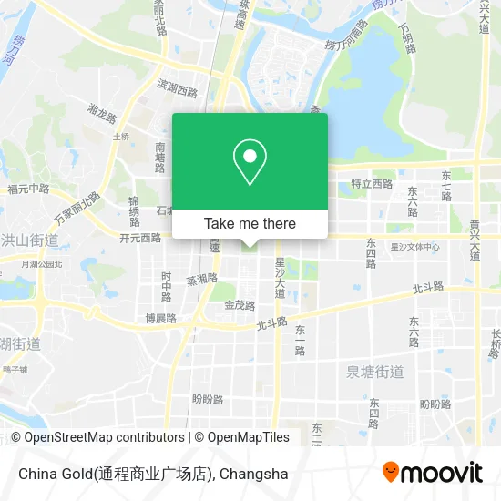 China Gold(通程商业广场店) map