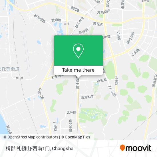 橘郡·礼顿山-西南1门 map