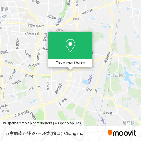万家丽南路辅路/三环线(路口) map