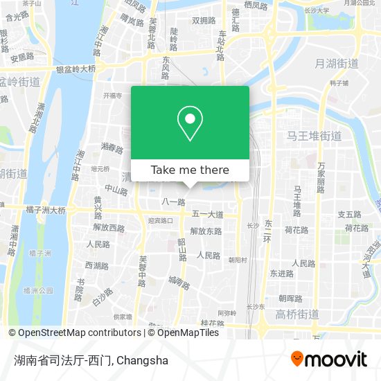 湖南省司法厅-西门 map