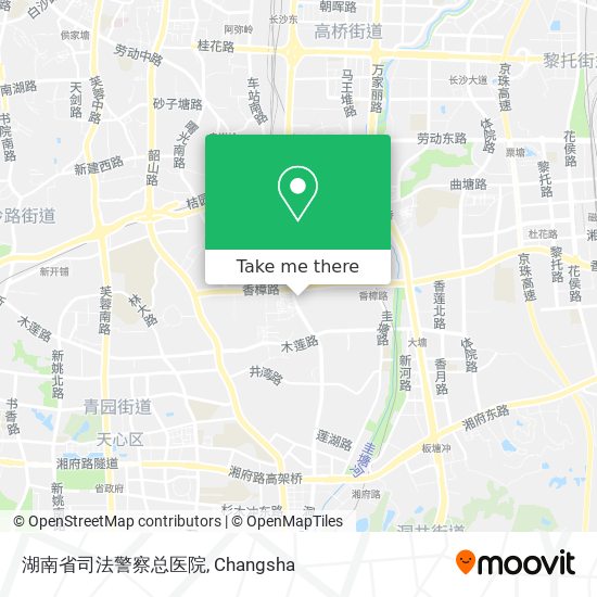 湖南省司法警察总医院 map